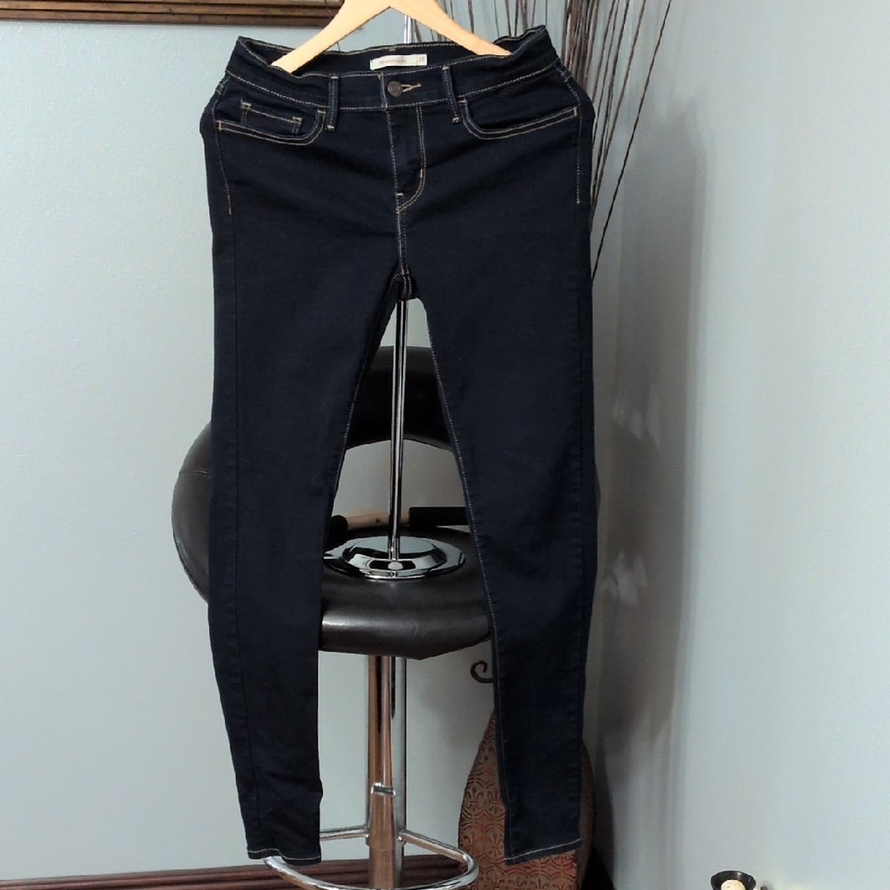 Levi Strauss 701 Midnight Skinny Jeans